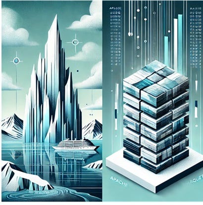 Difference between Apache Parquet and Apache Iceberg