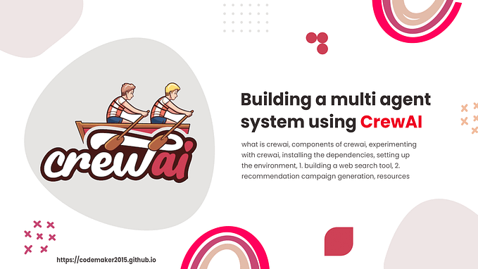 Building a multi agent system using CrewAI
