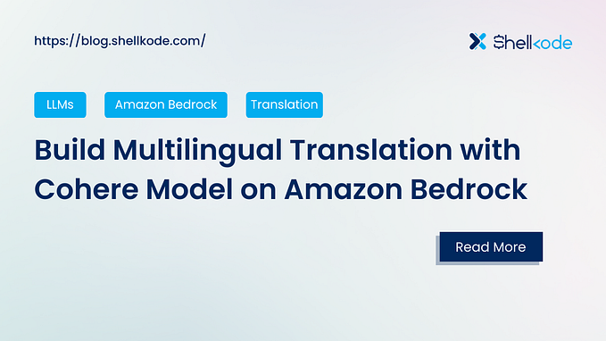 Build Multilingual Translation with Cohere Model on Amazon Bedrock