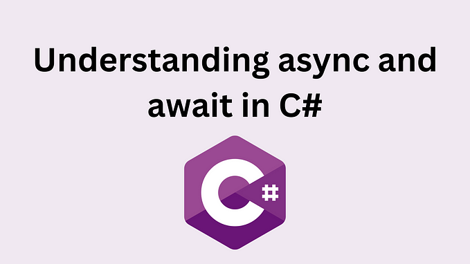 Understanding async and await in C#