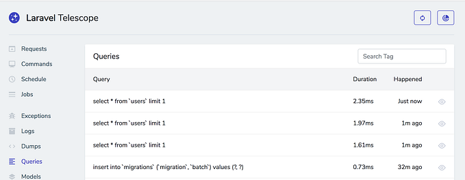 Laravel — Telescope Kurulum ve Kullanımı