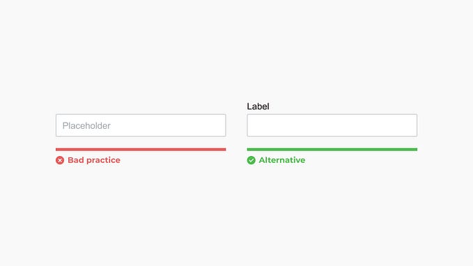 Form design best practices