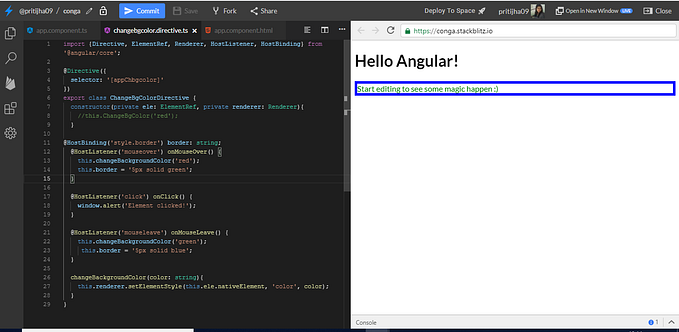 What Are @HostBinding() and @HostListener() in Angular 8?