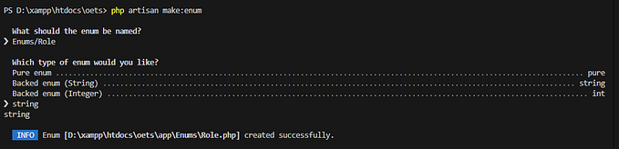 Laravel 11: Efficient Enum Creation (Command), Database Migrations, and Seeding Strategies