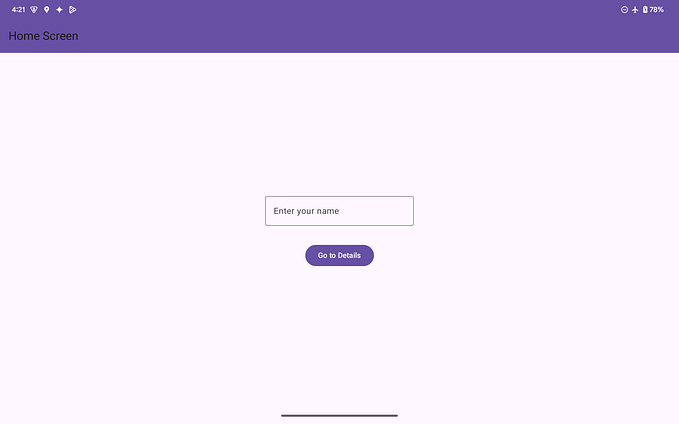Android App Navigation with Compose — part 1