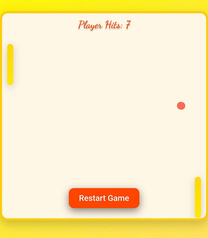 Code for ping-pong game...