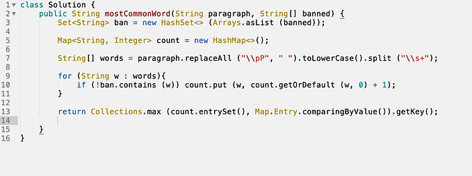 刷題日記(16)Most Common Word