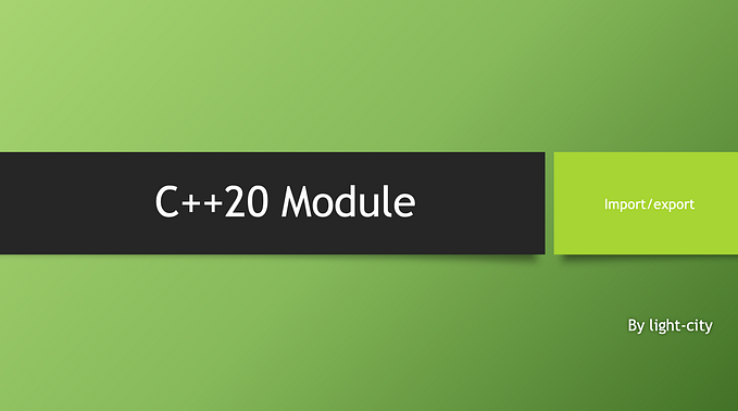 All About C++20 Modules