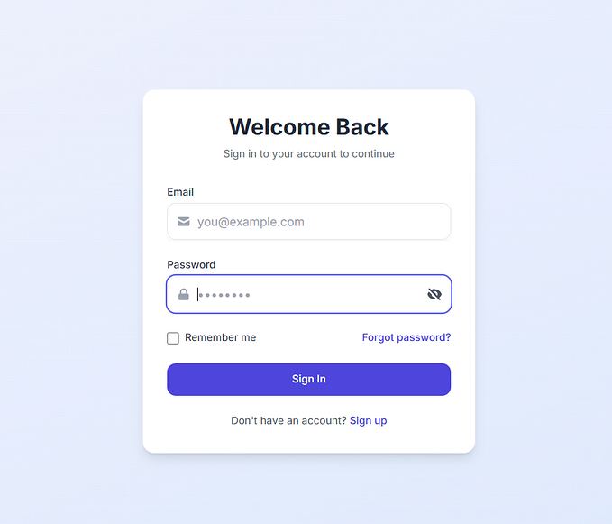 Building a Sleek Login Form in Next.js with Tailwind CSS (No Boring UI Allowed!)