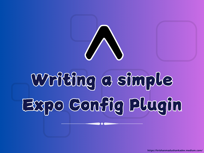 Writing custom expo plugin to integrate a third party library.
