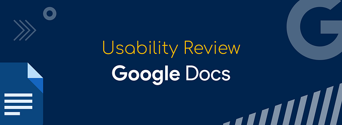 Usability Review: Google Docs