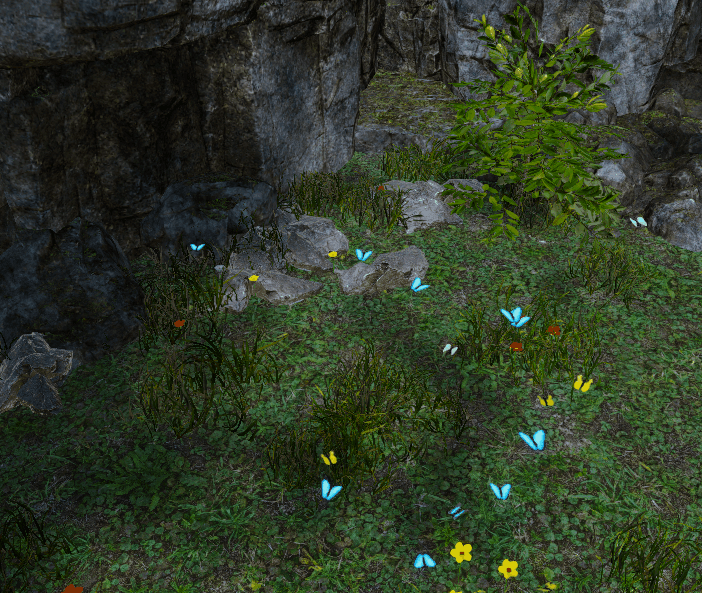 Interactive Butterfly Flocking