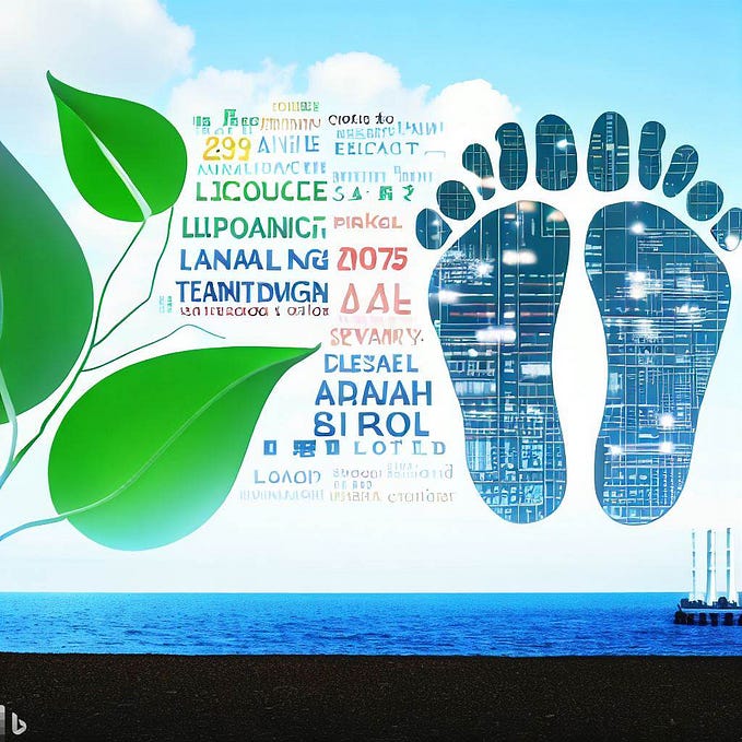 Processing the Carbon Footprint of Large Language Models — A study
