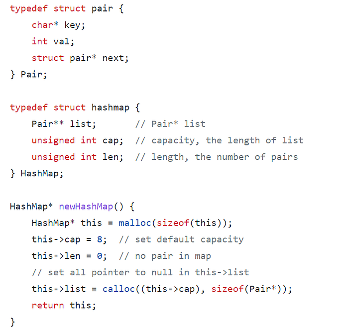 Implement a Very Simple Hashmap with C