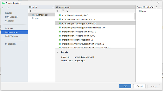 The easiest way to add Gradle dependency in an Android studio