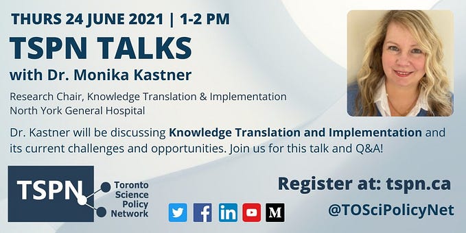 TSPN Talks with Dr. Monika Kastner
