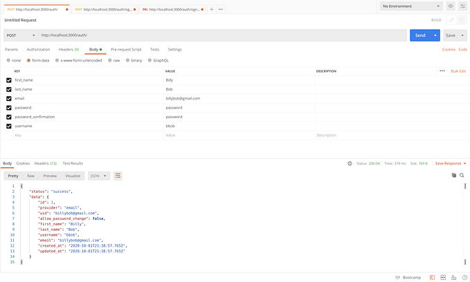 Initial setup to get devise and devise_auth_token working in your Rails API