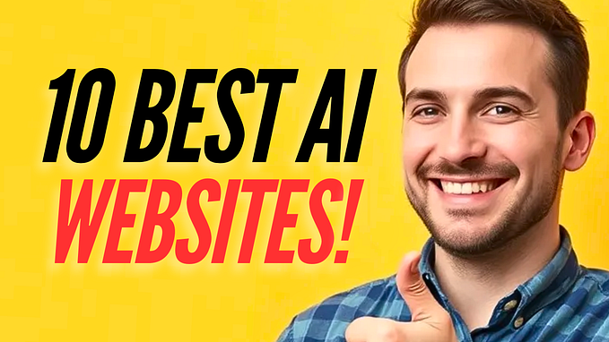 Top 10 AI Websites You Should Bookmark in 2025