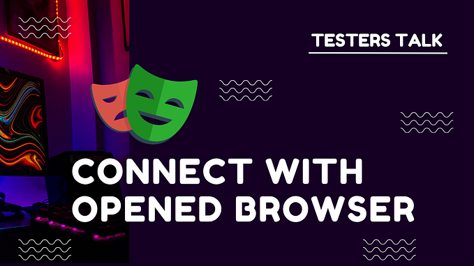 How to Connect Playwright Test with Already Opened Browser?