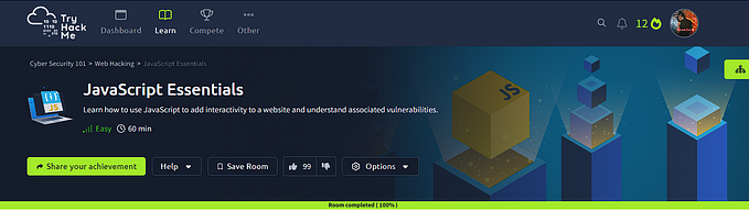 JavaScript Essentials — Tryhackme Walkthrough