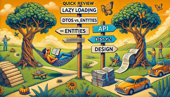 Quick Review On Lazy Loading, DTOs vs. Entities, and API Design in Spring Boot