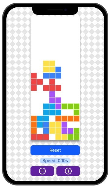Tetris CSS animation screenshot