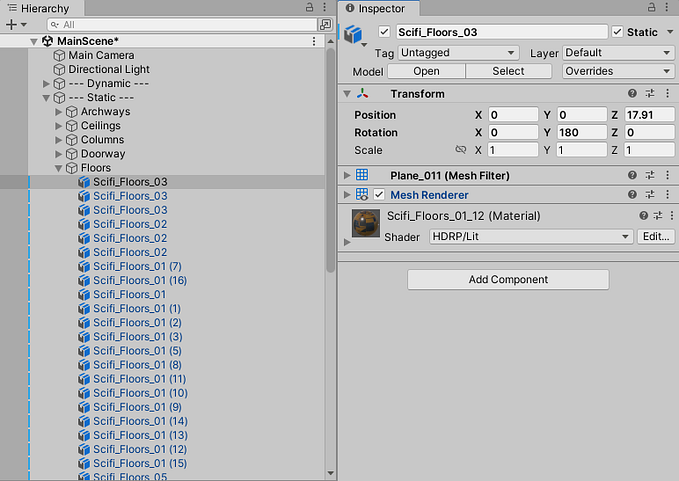 The Best Way to Bake Textures/Choose Static/Dynamic Objects