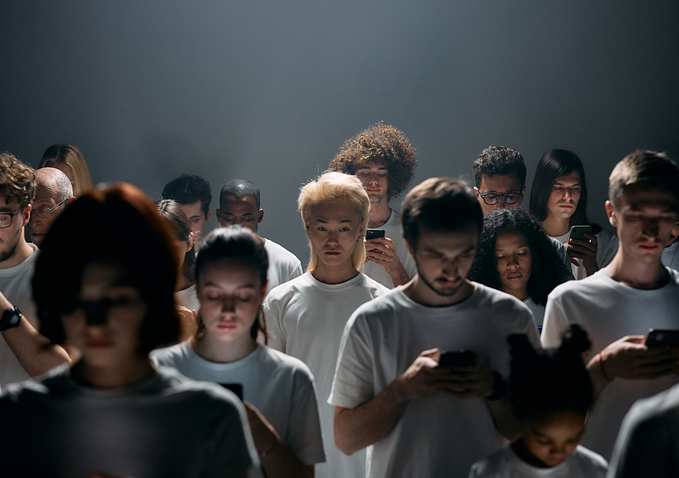 human beings are disconnected and society is crumbling