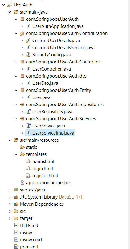Registration and Login Authentication with Database using SpringBoot…!