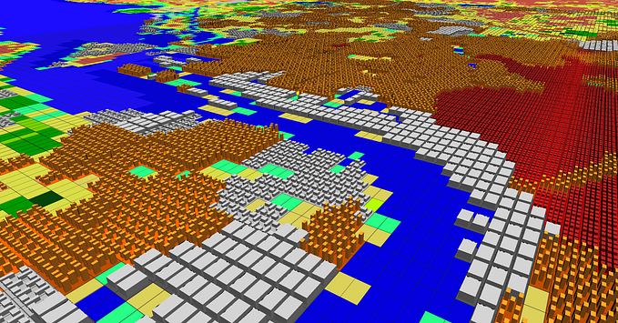 Amsterdam as seen by a weather model