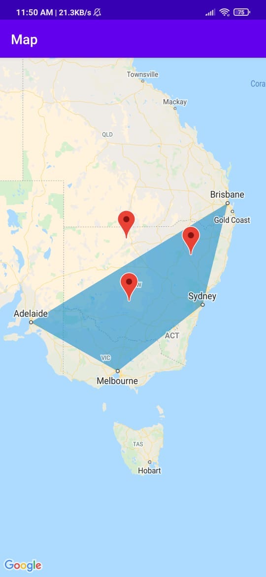 Google Maps Android — Restrict Markers within City limit