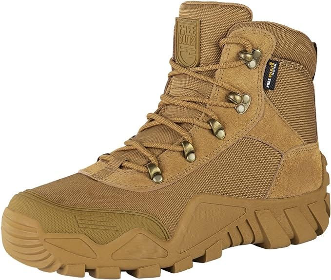 FREE SOLDIER Exterior, Botas Militares al Aire Libre Hombre