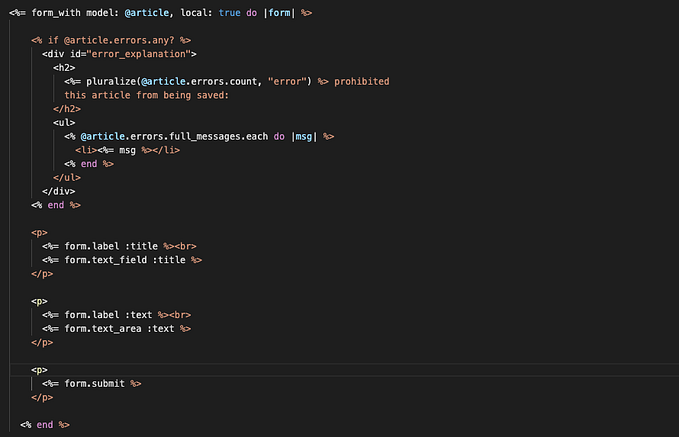 Getting Started With Rails Part 4