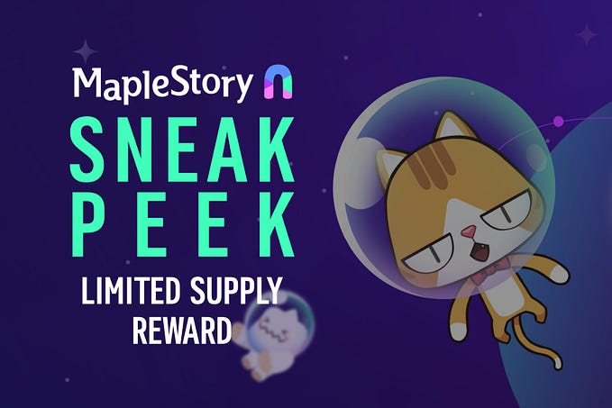 MapleStory N Sneak Peek! (1) Limited Supply Reward