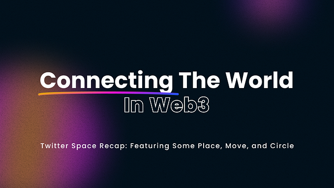 Connecting the world in web3