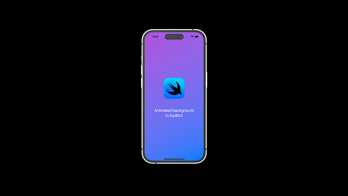 Creating an Animated Background using SwiftUI