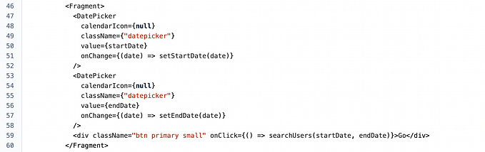 Custom React Calendar