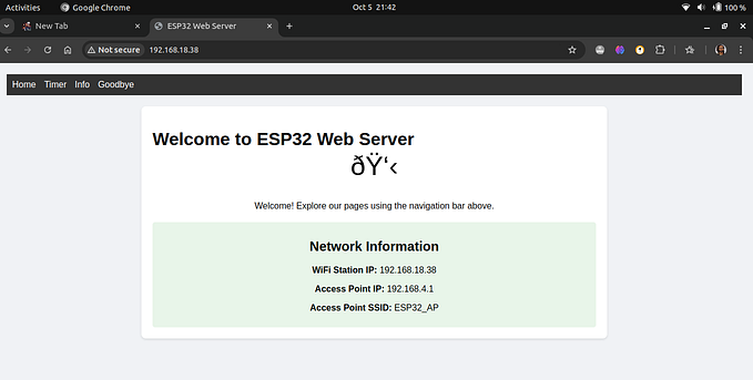 Building a Dual-Mode Web Server with ESP32: AP and Station Simultaneously