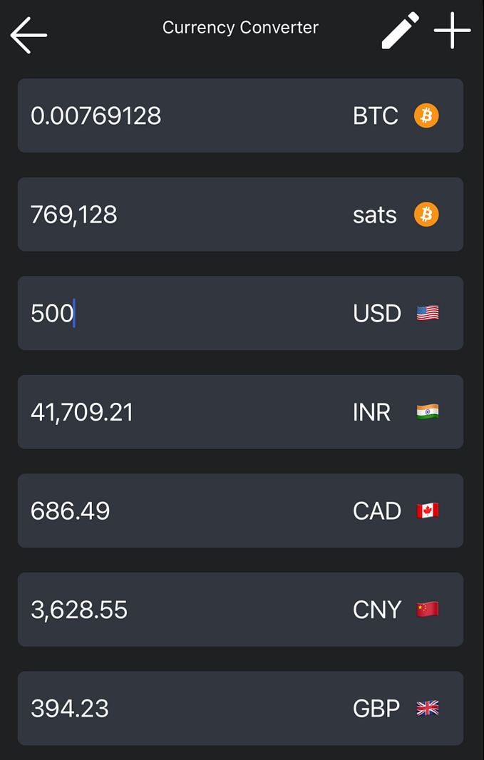 Building the Currency Converter tool in ZEUS Wallet