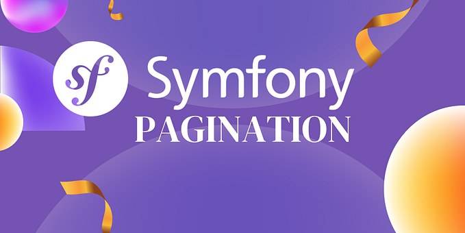 Pagination in symfony