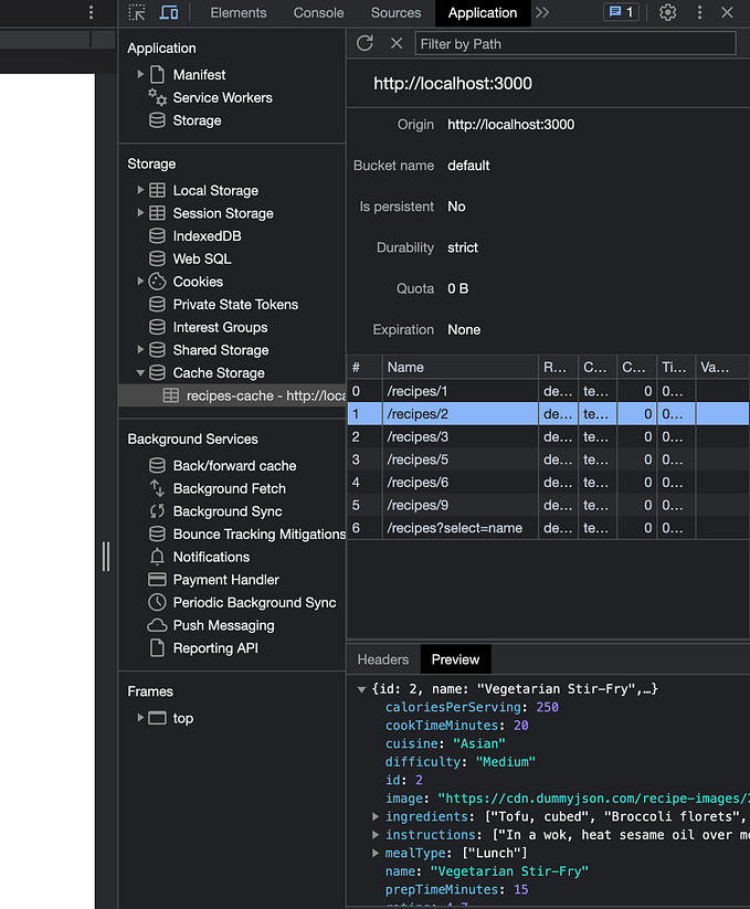 Optimise API Calls in React Using Cache and Service Workers