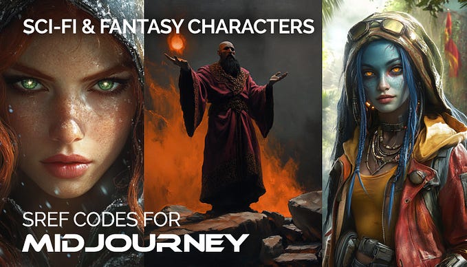 Midjourney SREF Codes for Fantasy and Sci-fi