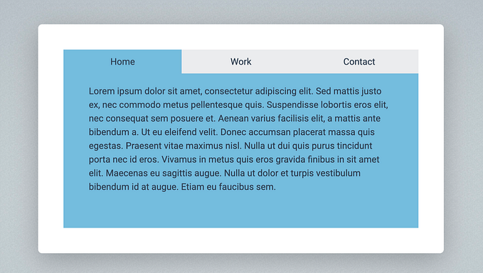 Lets build a CSS-only Tabbed Content Switching UI Component