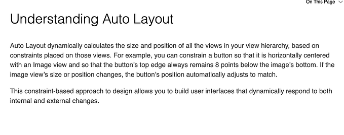 Understanding AutoLayout in Swift.