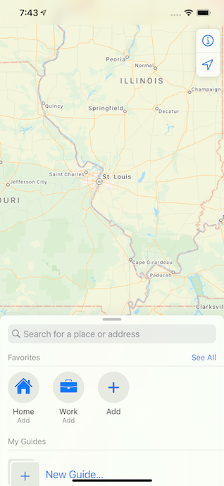 Recreating Maps UI from iOS 14 in SwiftUI