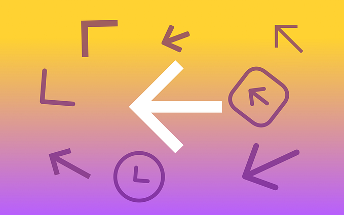 Image with back arrows