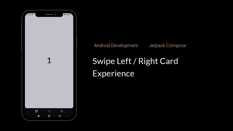 Preview of Swipe Left / Right Card Experience