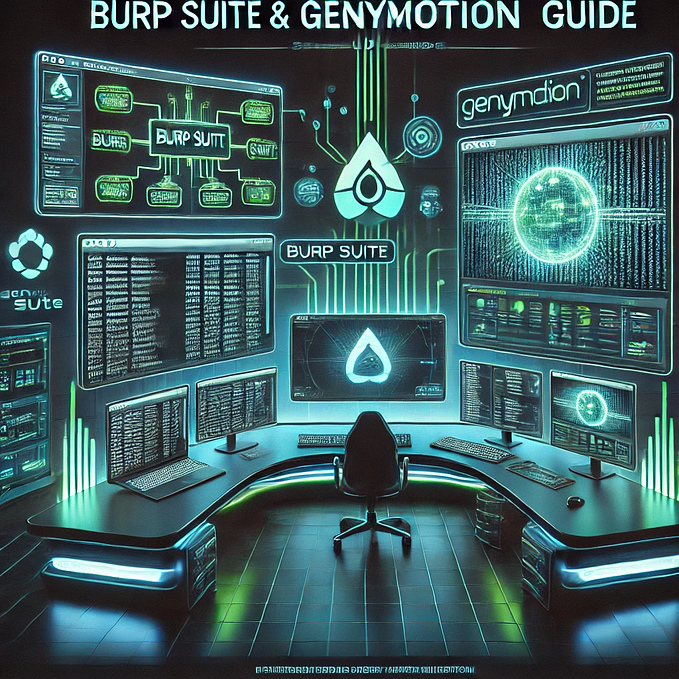 Step-by-Step Guide to Setting Up Burp Suite with Genymotion