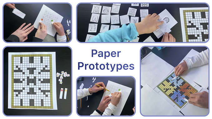 Lo-Fi paper prototypes