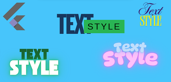 Flutter. TextStyle cheat sheet